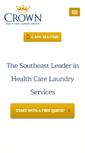 Mobile Screenshot of crownlaundry.com